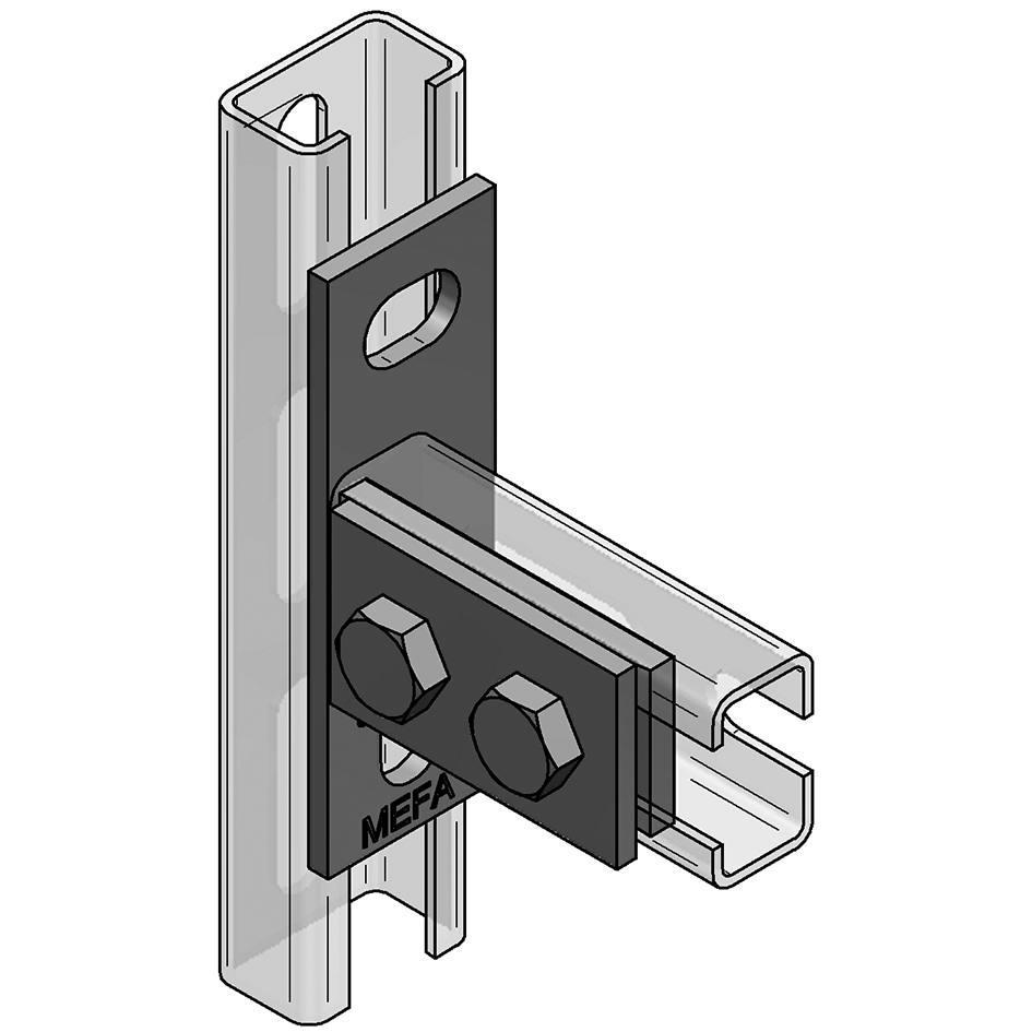 Mefa lóðrétt samsetning f/brautir 35