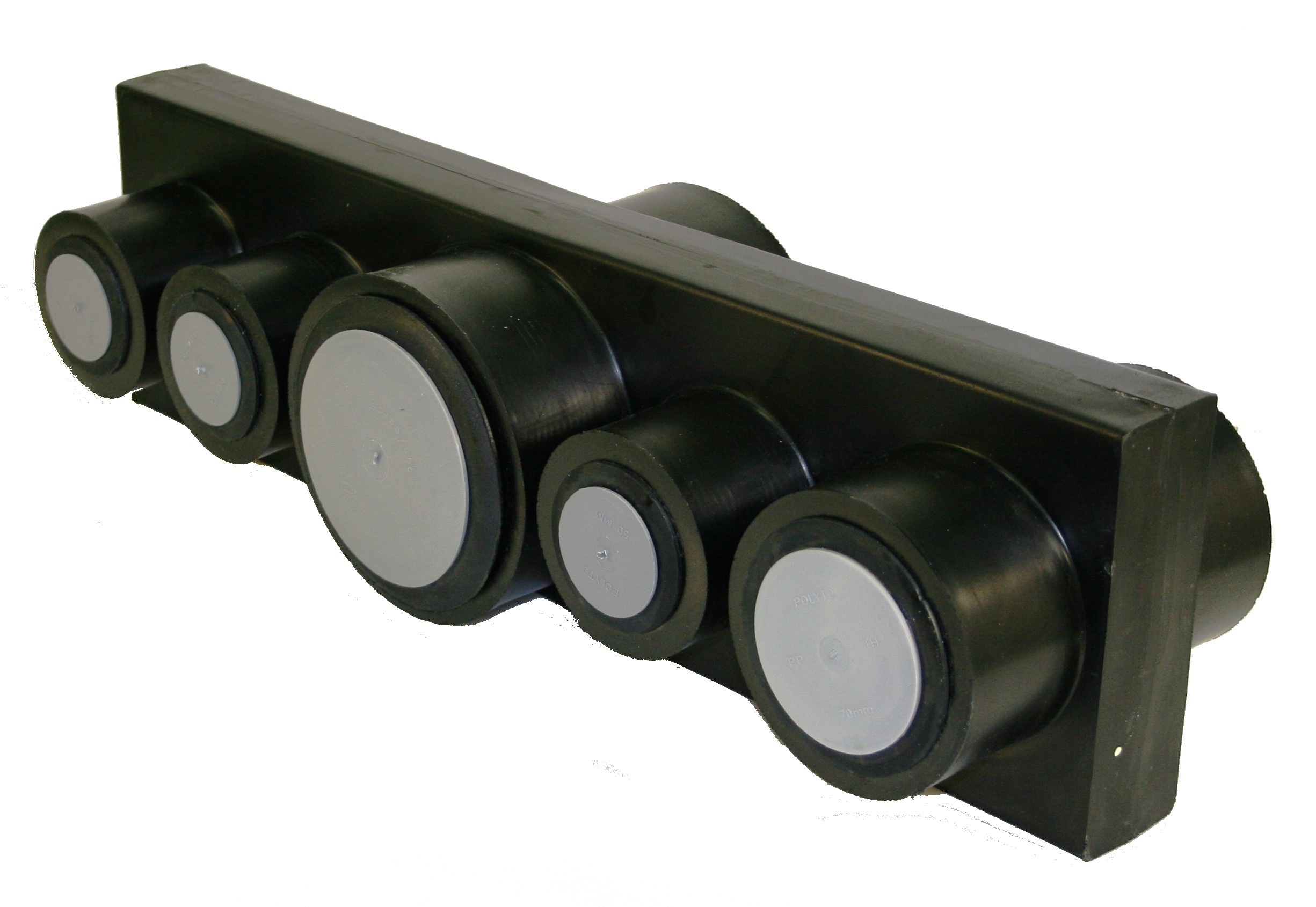 Sökkulmát F /Inntök PEH rör með mism. mm, 5 stærðir 