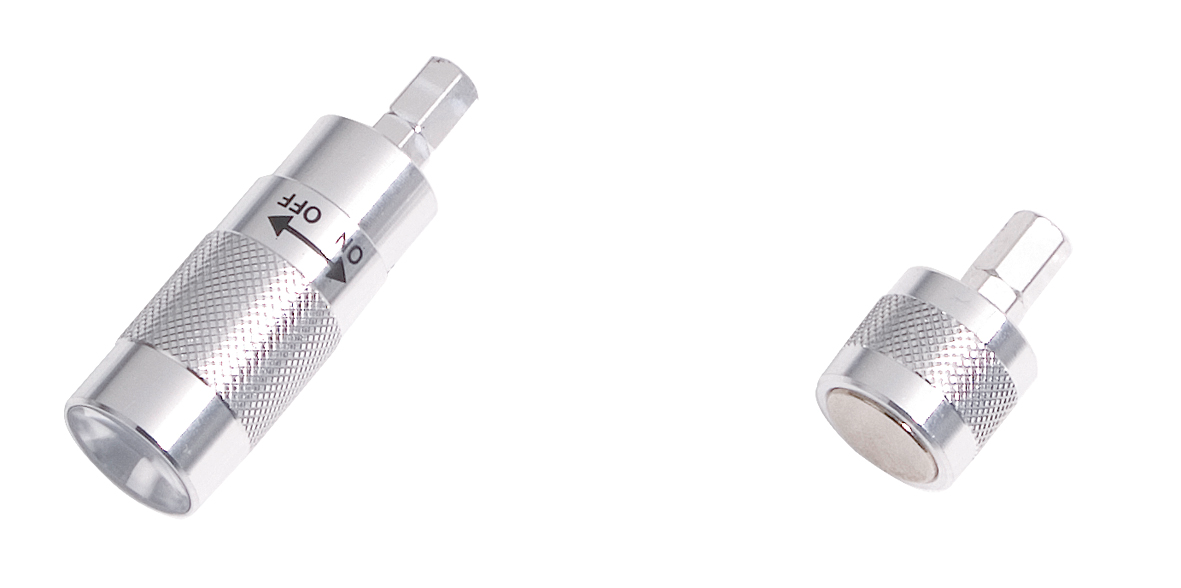 Segullpenni spegill, ljós Sett