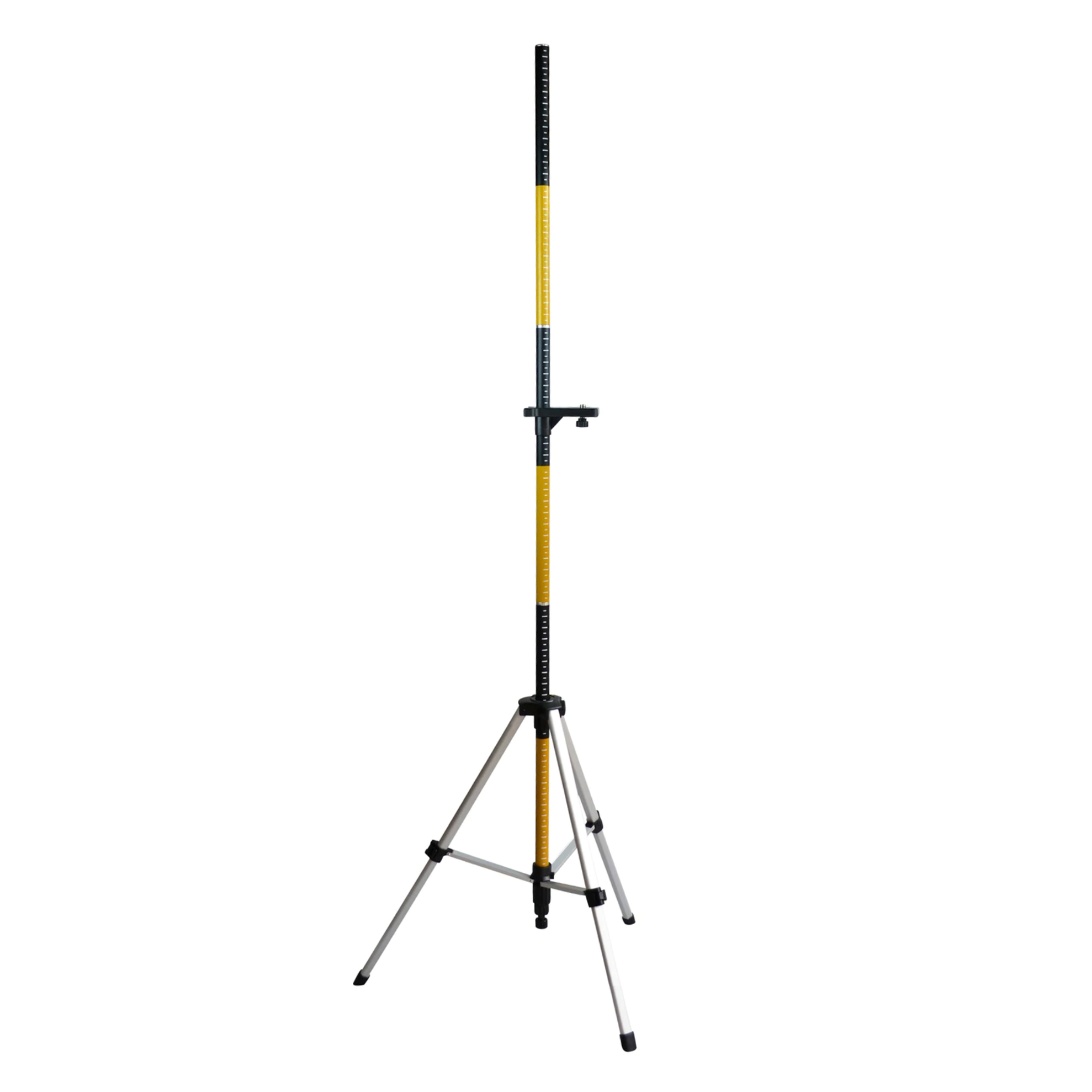 Stöng fyrir línulaser með þrífæti.  hæð 3.3m