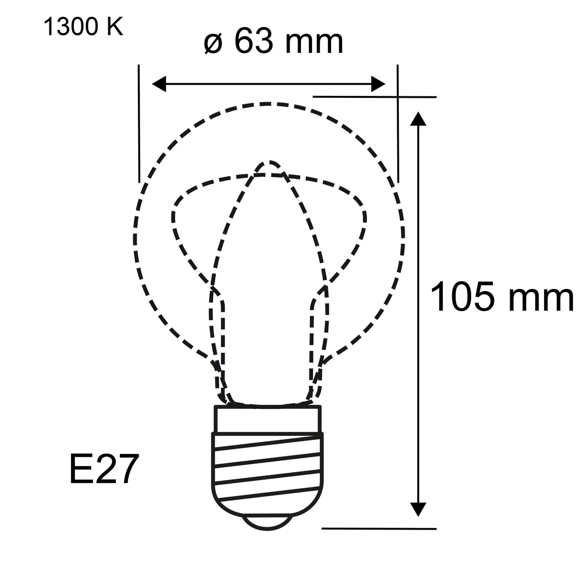 PAULMANN LED R63 E27 6,5W BLÓMALJÓS