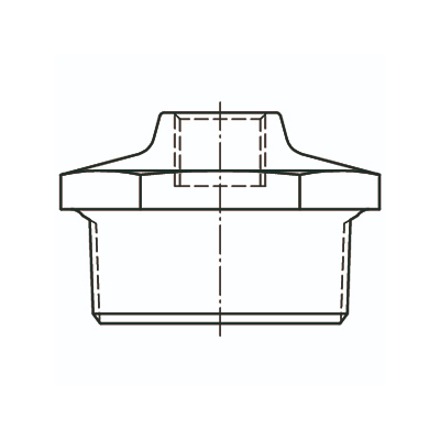 N.HÓLKUR 3/8 x 1/8   GALV