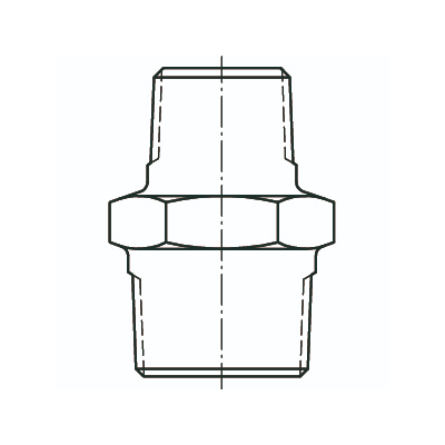 BRJÓSTN. 1 1/4 x 3/4 SVART