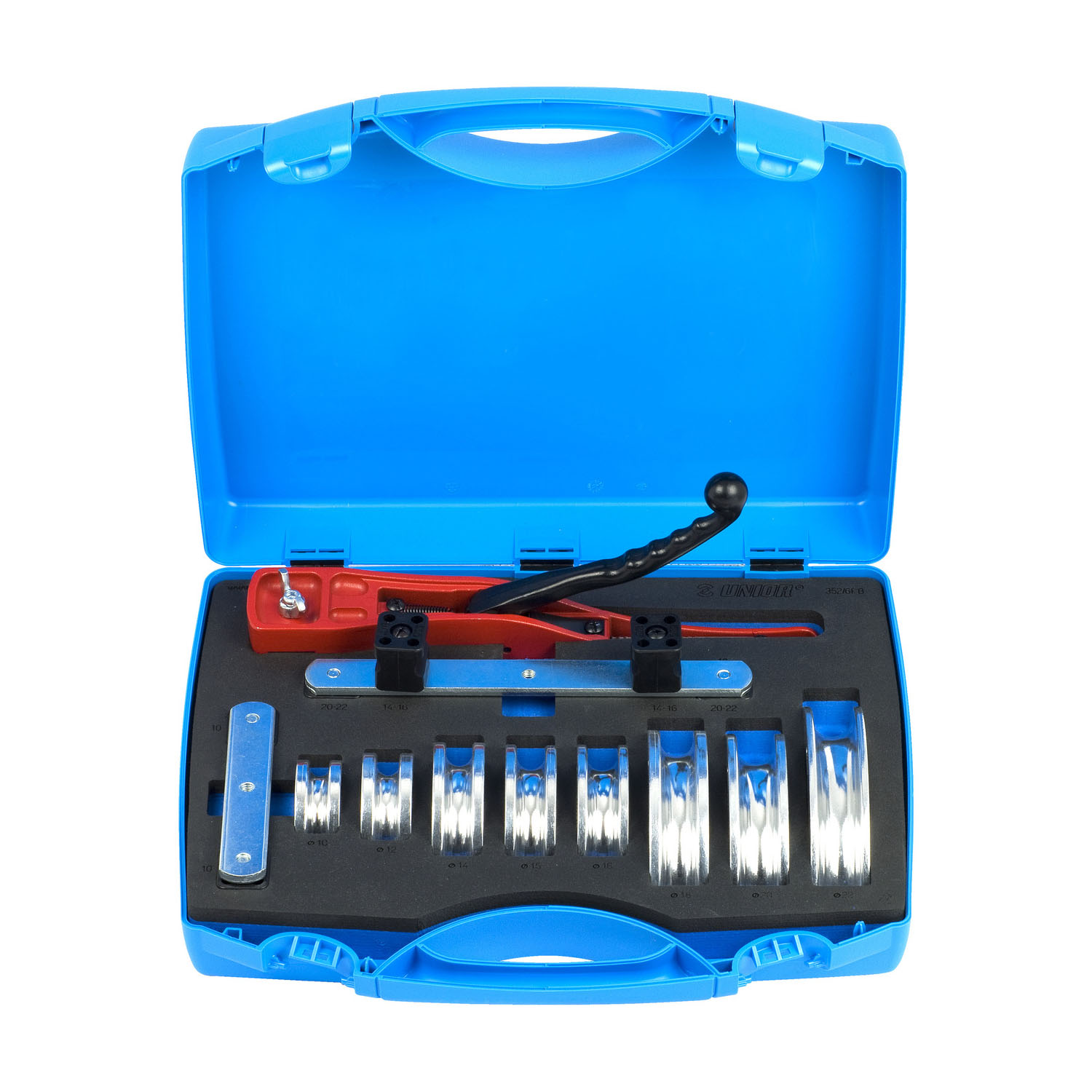 Rörabeygjuvél 10-22mm. 8 klossar