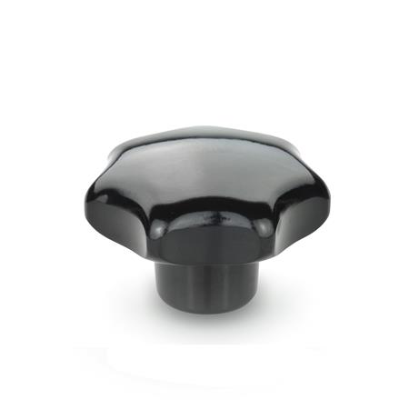 Stjörnuhnúður M6x32 glans