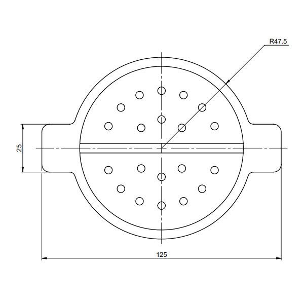 ACO Sigti fyrir H80 og H100 rennur DN110