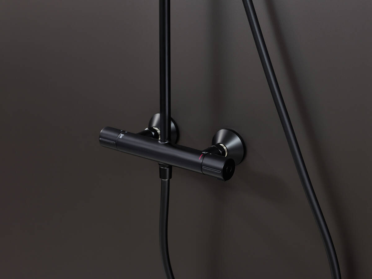 Hansgrohe Vernis Sturtusett 200 mm Matt svart