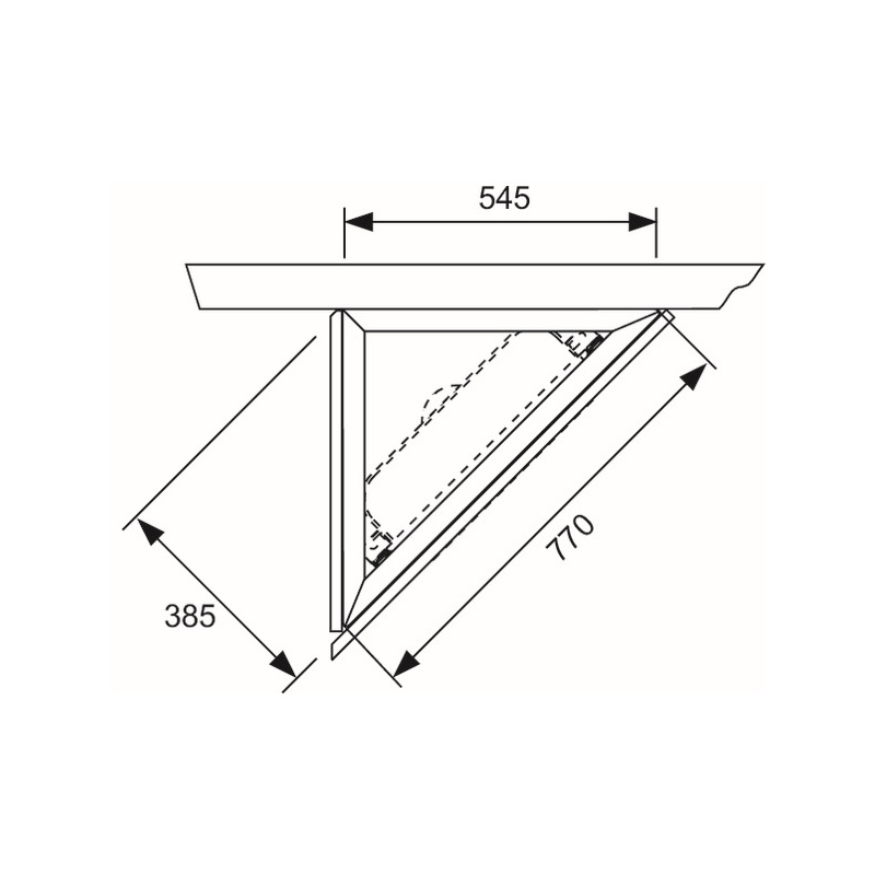 TECE grind fyrir bidet 112cm