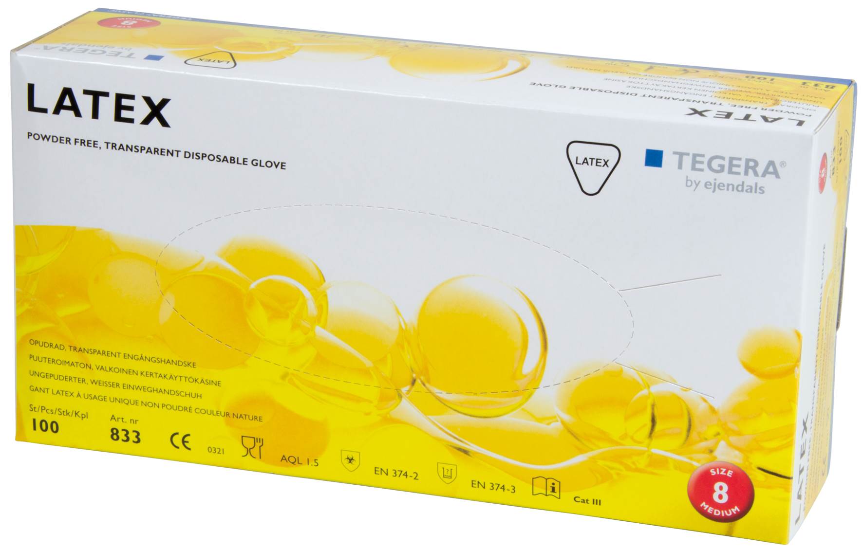 Latex Ópúðraðir 100 S