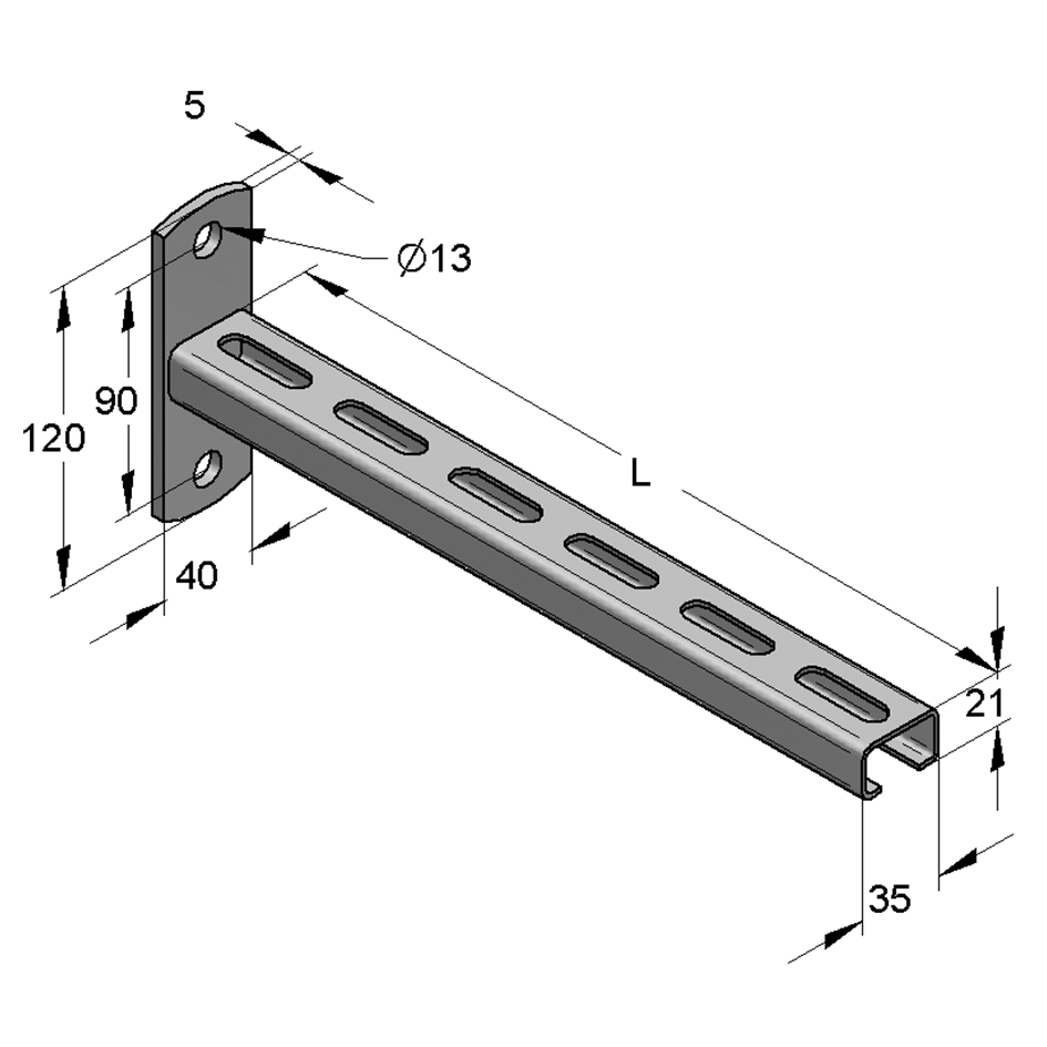 Ryðfr. T-KNEKTI.35/21 262,5 304