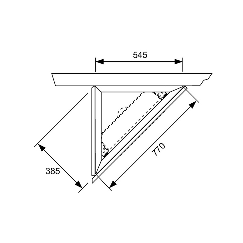 TECE profill hornfesting - Stærri (70 cm)