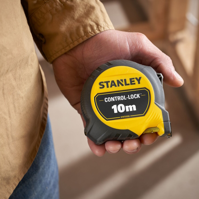 Málband 10M Control lock 25mm breitt