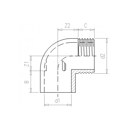 N. Hné 32mm x 11/4" UPVC