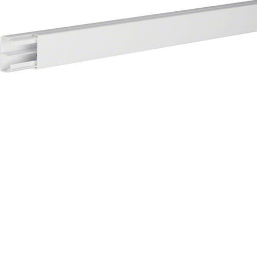 Strengrenna LF (HxB) 20x35mm með skilvegg RAL9016 2m