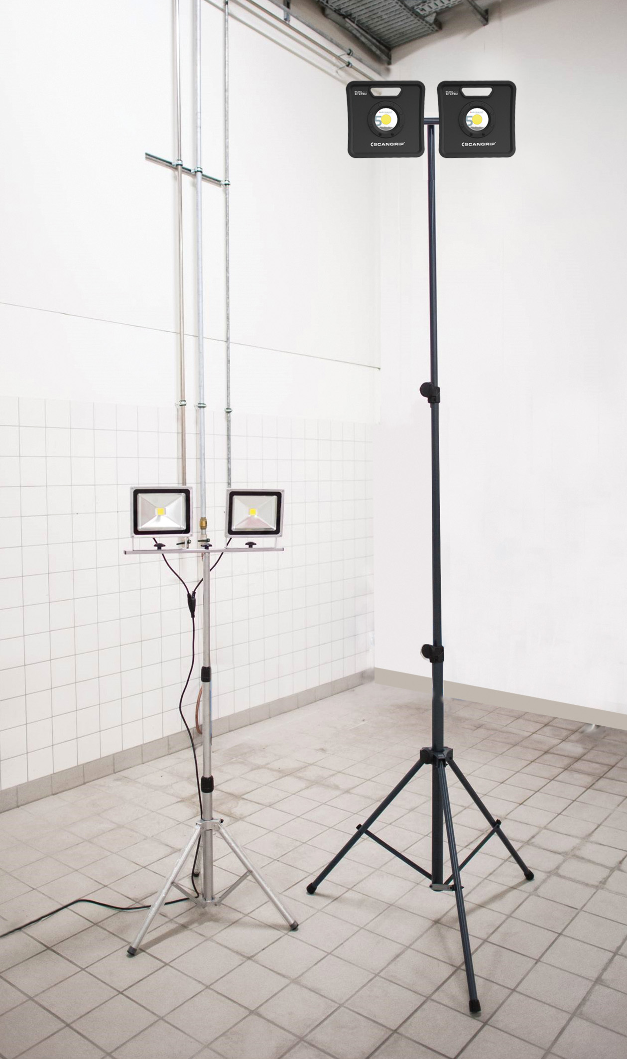 Þrífótur f. Scangrip kastara