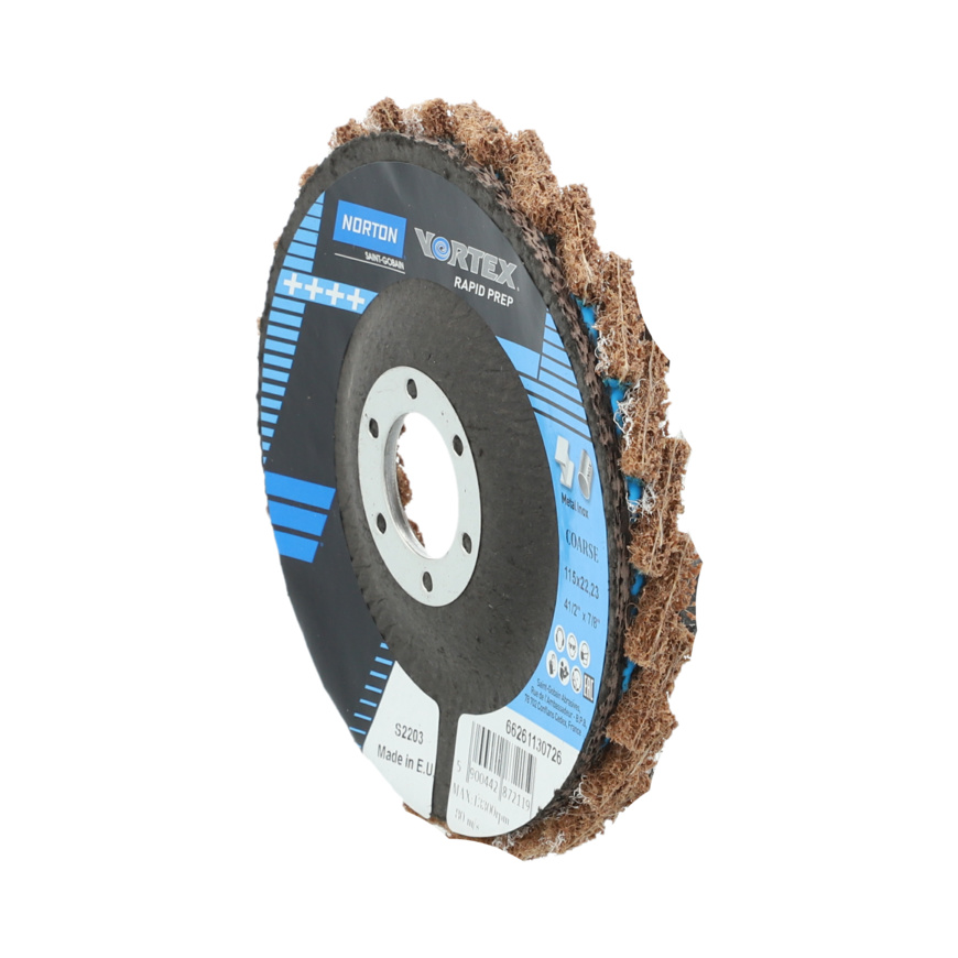 Flóka-flipaskífa 125mm Vortex Xtra fín Blá