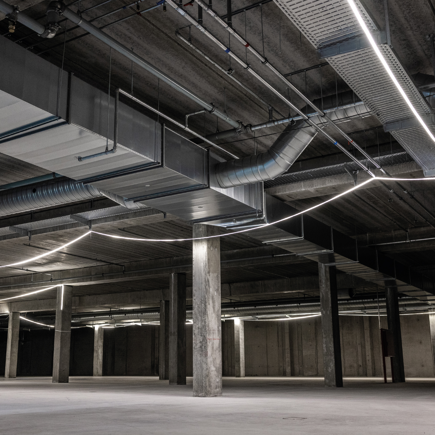 Vinnuljósaborði 25m á trommlu Rope light