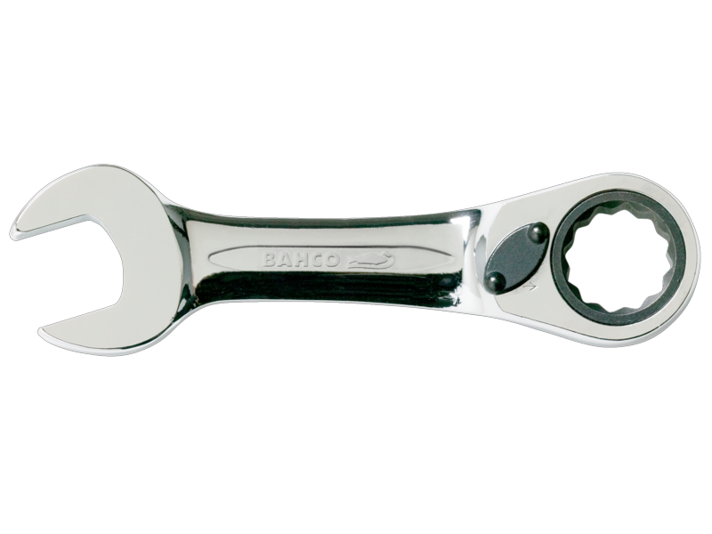 Skralllykill stuttur 13 mm