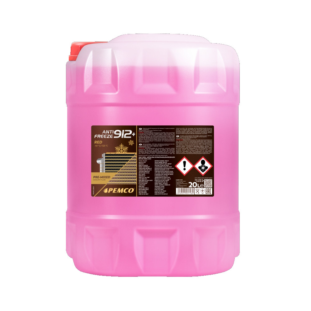 Frostlögur Rauður 20L PEMCO Glycol