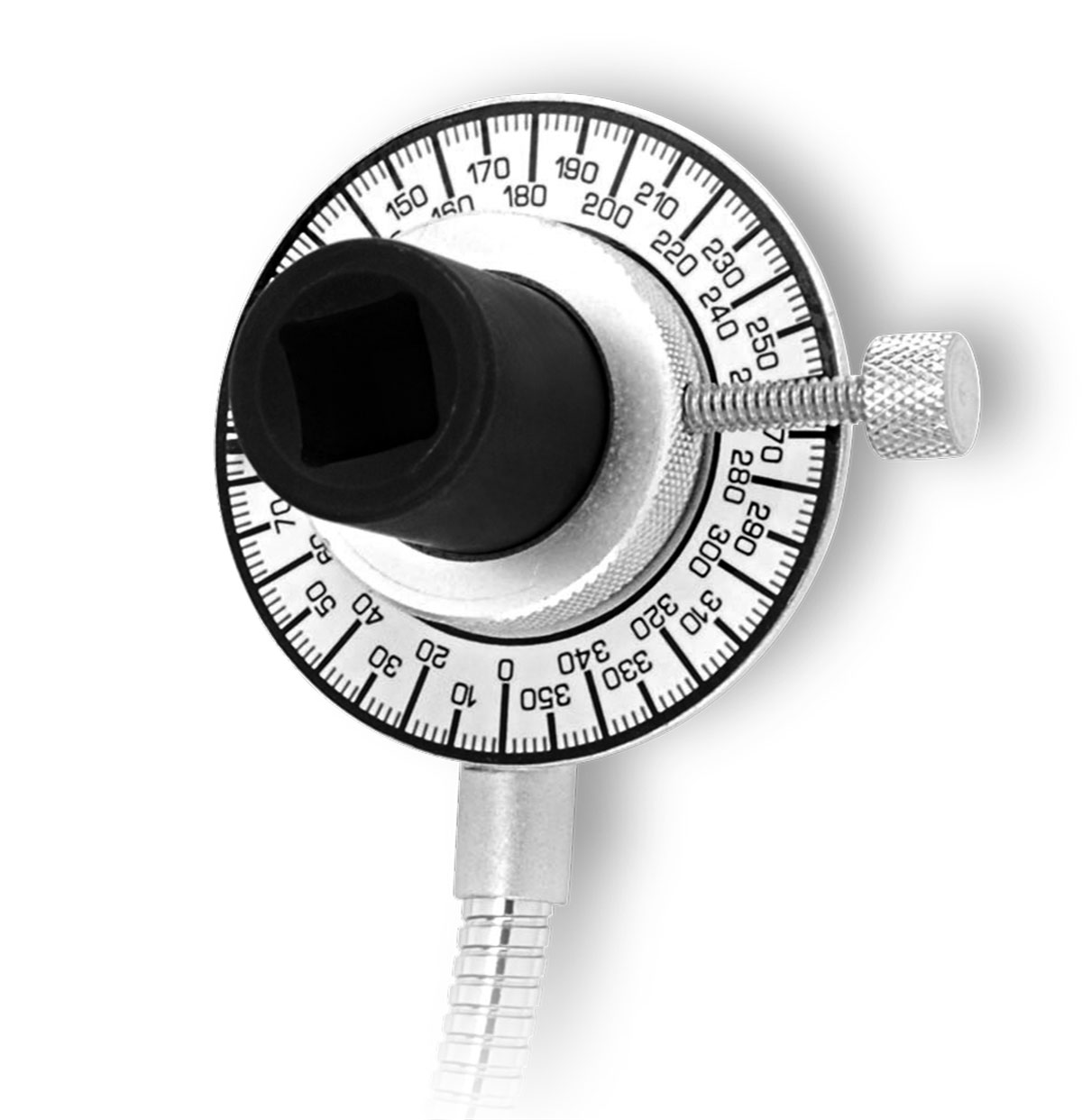 Herslumælir með gráðu