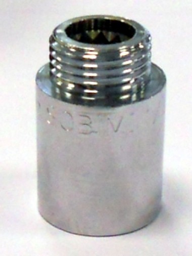 Framlenging 1/2" x 12,5mm Króm