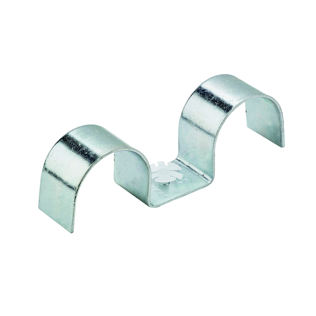 Conduit clip 24mm tvöföld