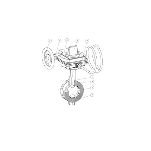 Gírlokar m/stöðuv+rofa 2 1/2'