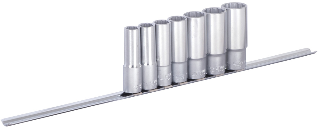 Toppar 1/2" djúpir á smelluhengi 7stk