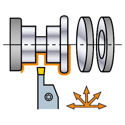 Stungu haldari 20x20 3mm (G) 20mm Dýpt