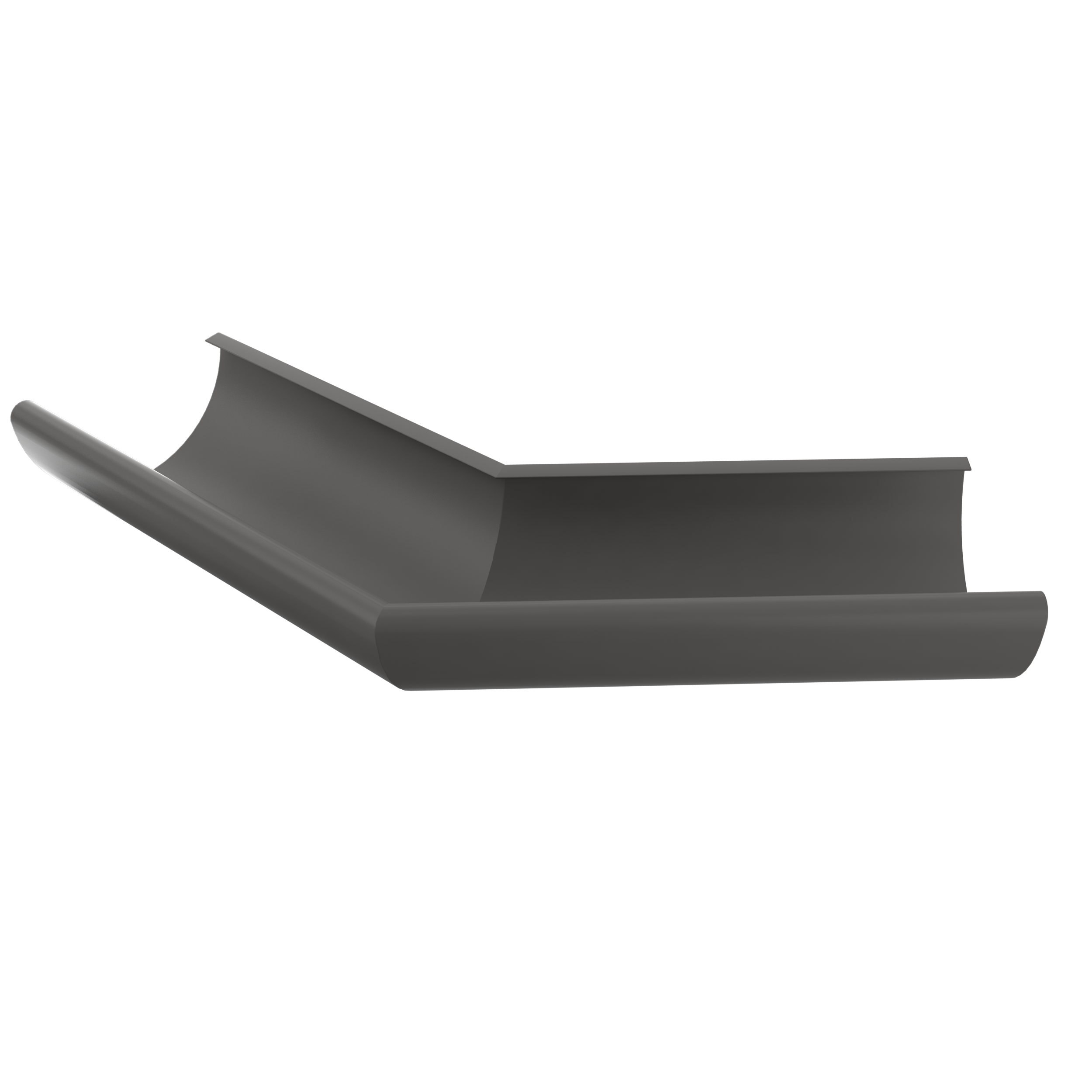 Úthorn 120 45° Dökk Grátt