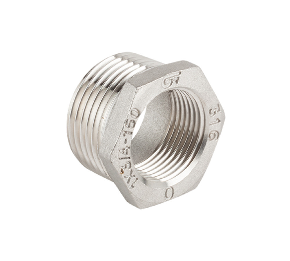 Nippil-Hólkur 1" x 3/4" Ryðfrítt