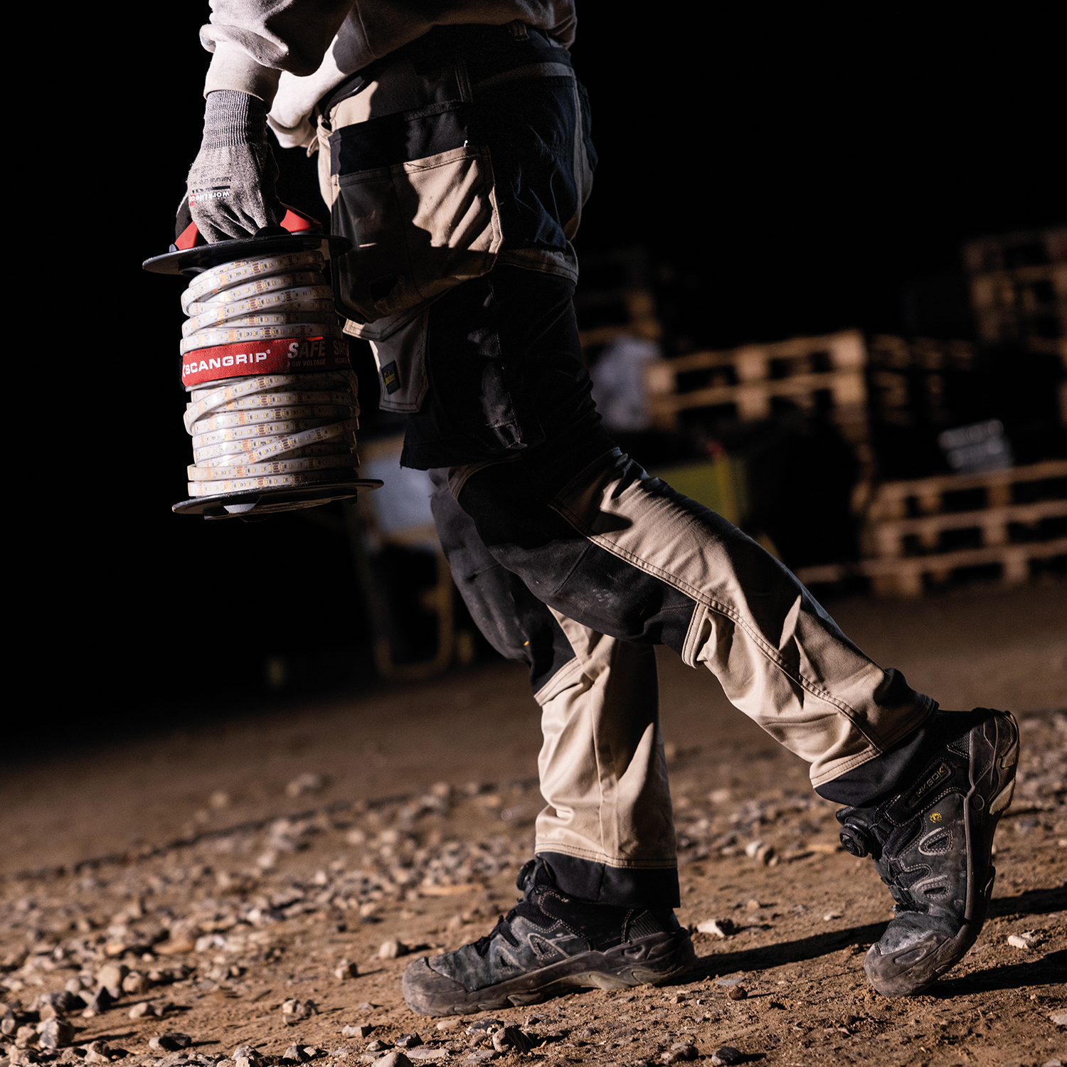 Vinnuljósaborði 25m á trommlu Rope light