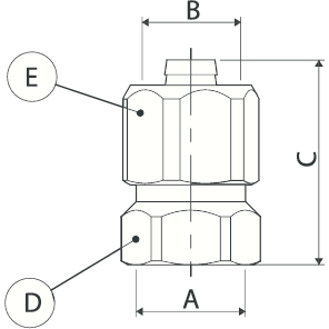 Lauskóna M-Tengi 20x3/4"f/Álp