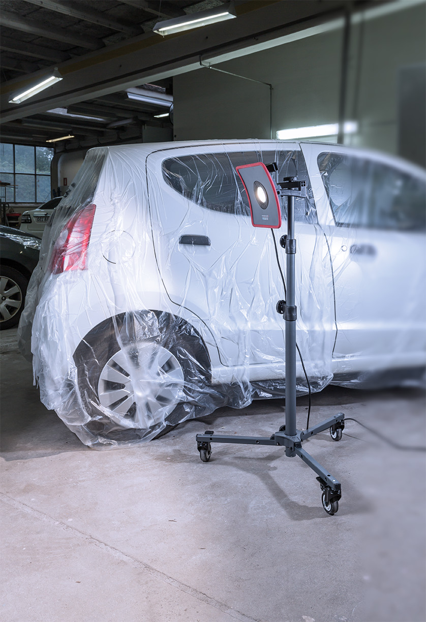 Þrífótur f. Scangrip á hjólum