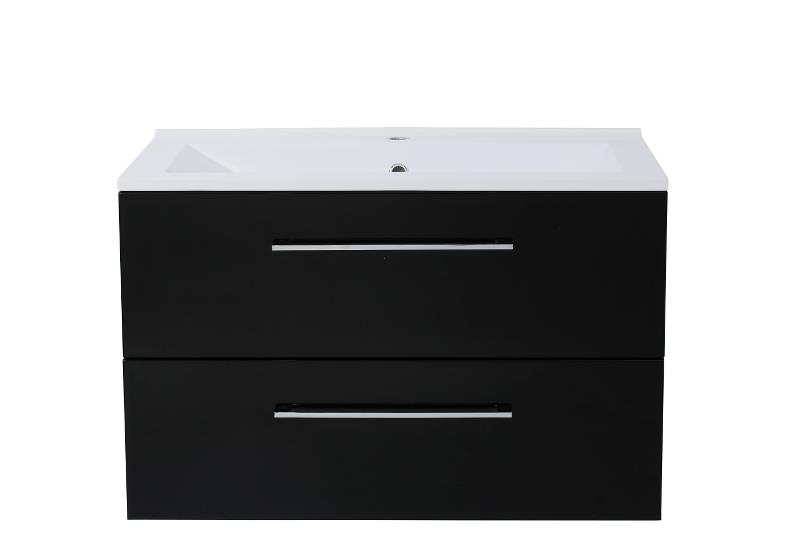 Nortiq Bakkedahl skúffuskápur 60cm Svart HG