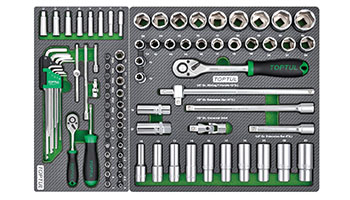 Verkfæravagn PRO+ 261 Stk Blár