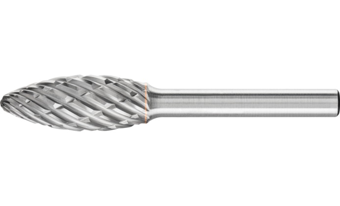 Karbítfræs H  8x20mm stál/pott