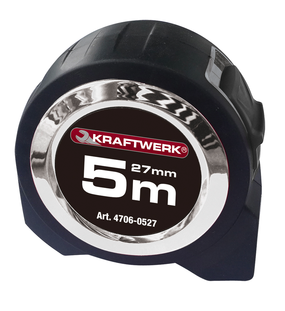 Málband  5 m x 27 mm með Segli