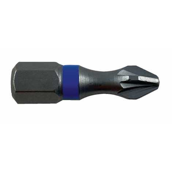 Skrúfbiti 1/4'' höggbiti PZ2 - 75mm  3stk