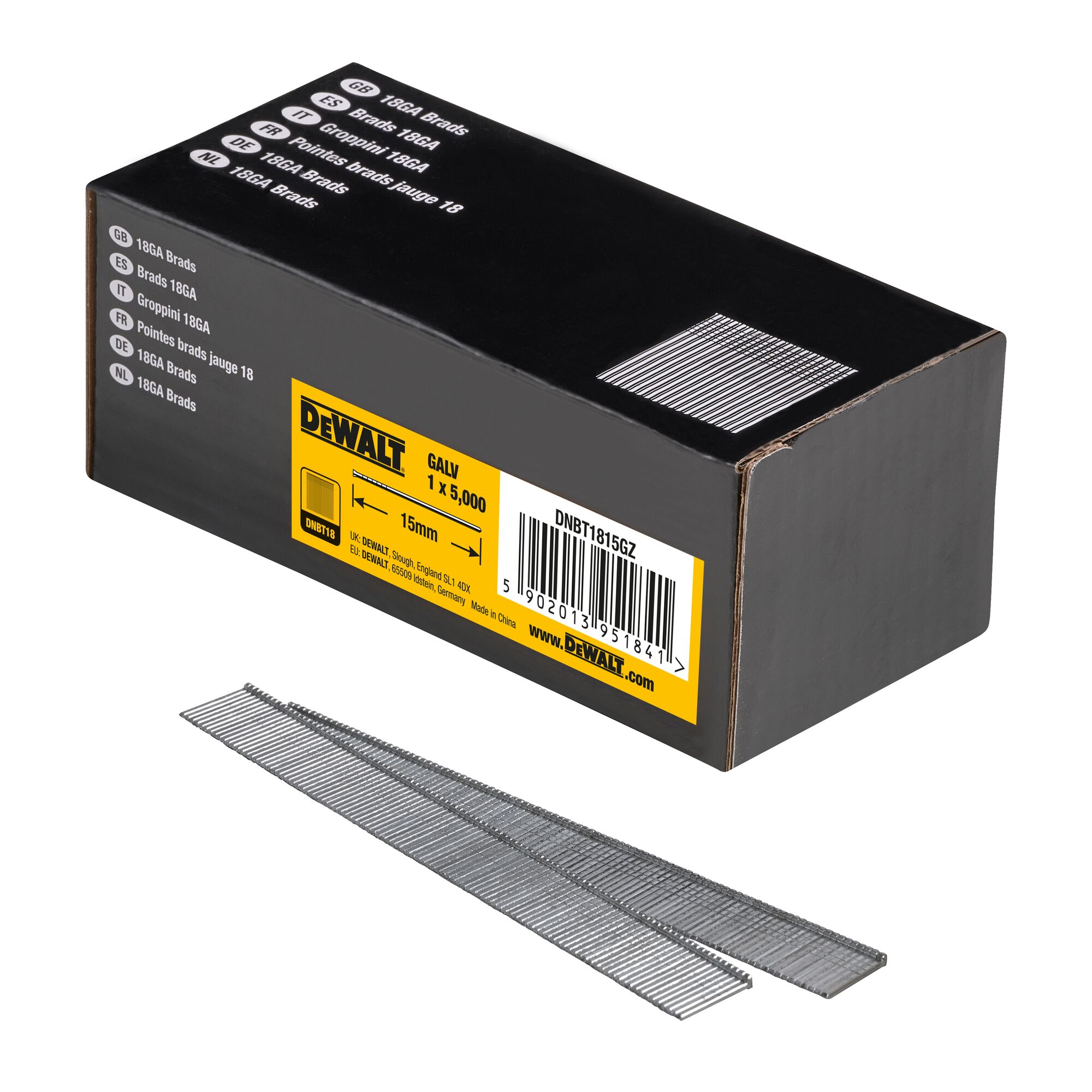 Pinnar Rafgalv 15mm 18Ga