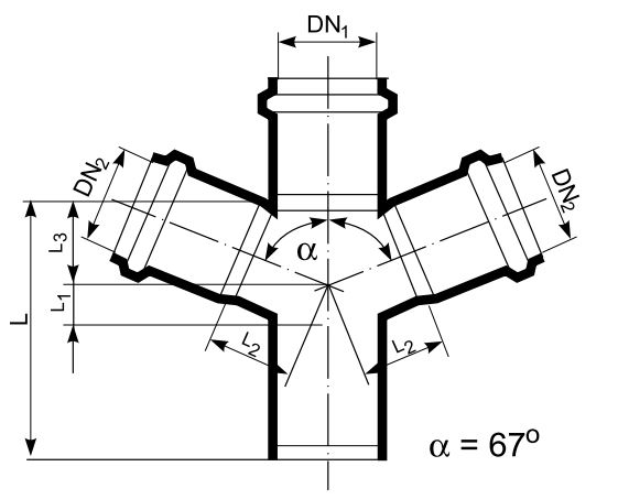 ULTRADB KROSS 110X110X67°