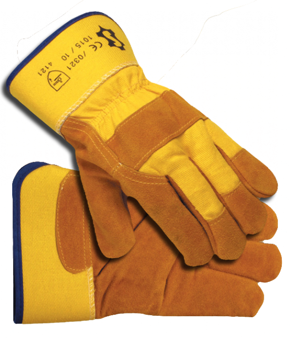 HANSKAR.'SPLIT'FÓÐRAÐ.GULIR