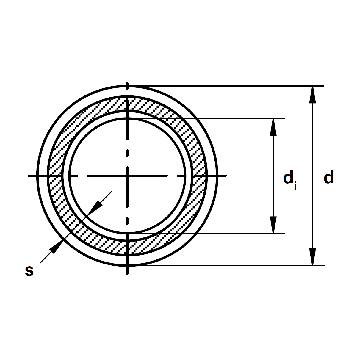 PPr FS rör 75x10,3 Rautt 5,8m