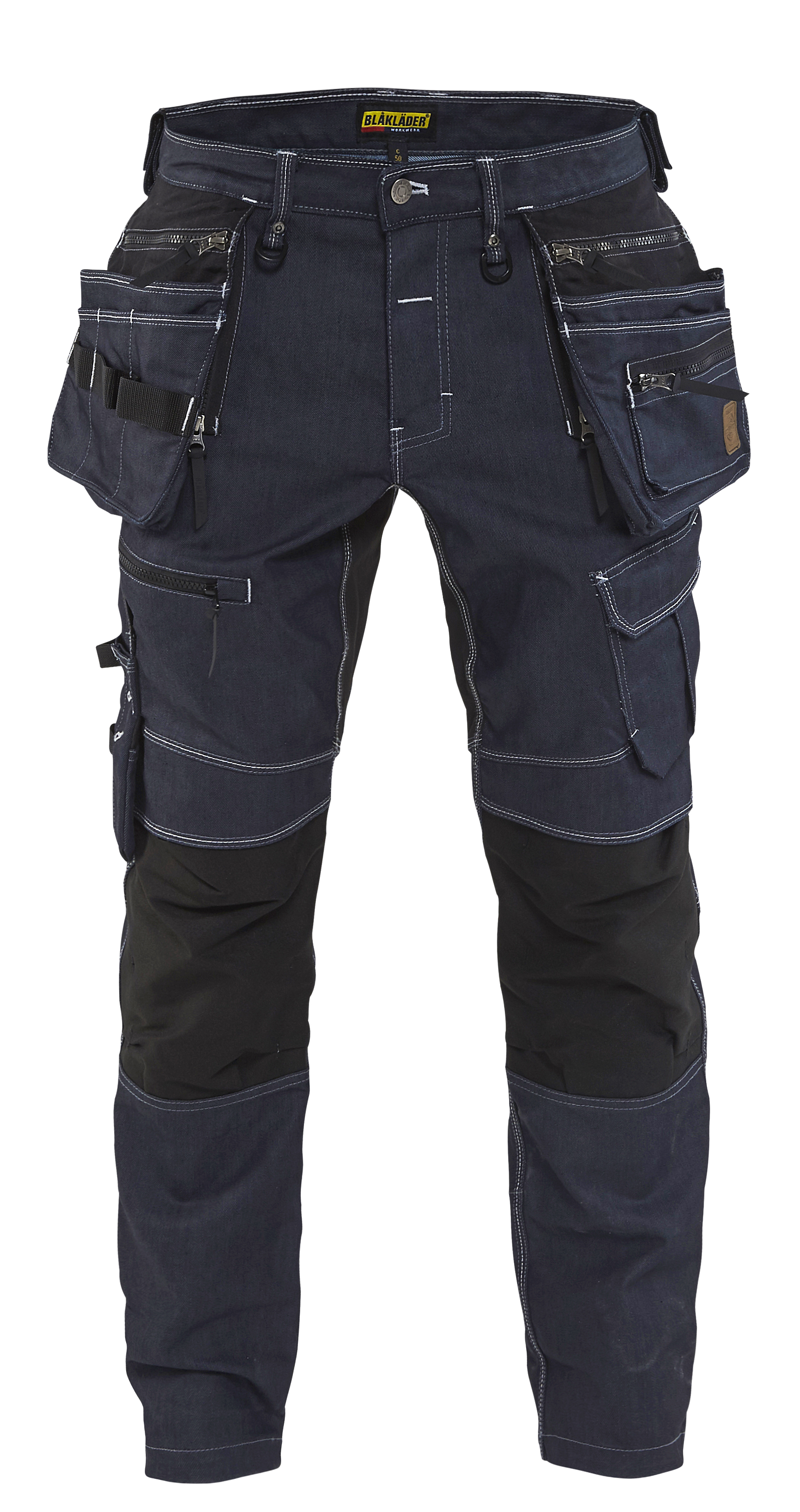 VINNUBUXUR STRETCH SVARTAR C48