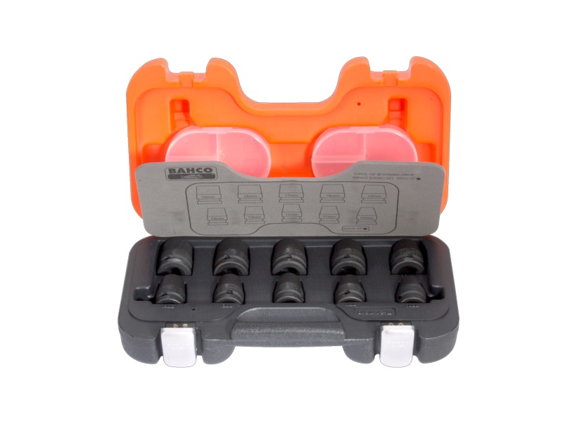 Höggtoppasett 1/2" 10-19 mm 10stk