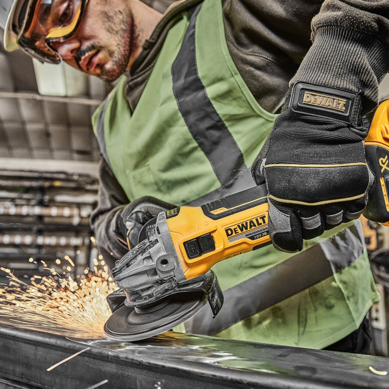 Slípirokkur 18V XR 125mm 2X5,0Ah powerstack