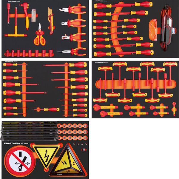 Verkfæravagn VDE / öryggissúlum