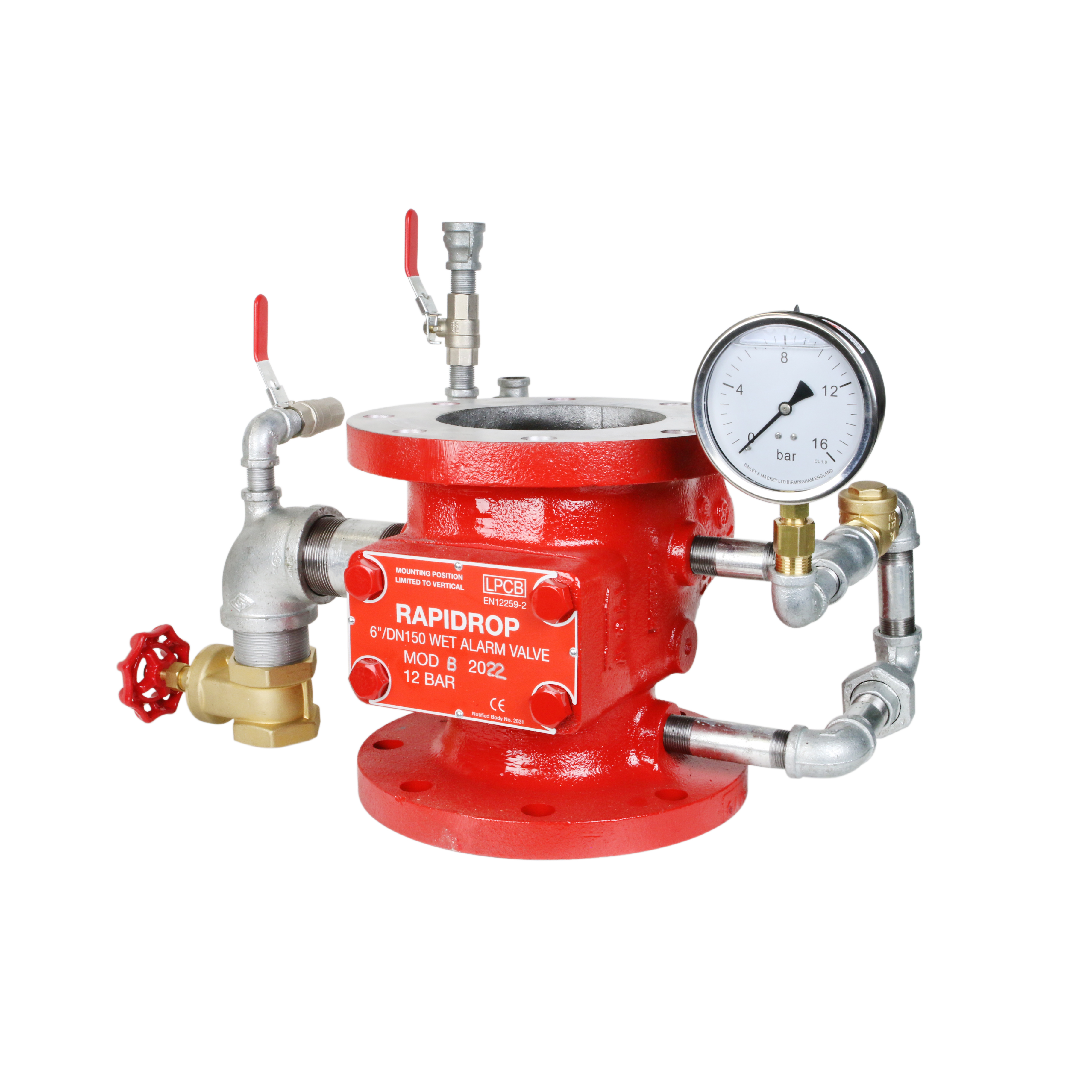 IFI Varðl 6" Model B PN16 flangsaður FM trim