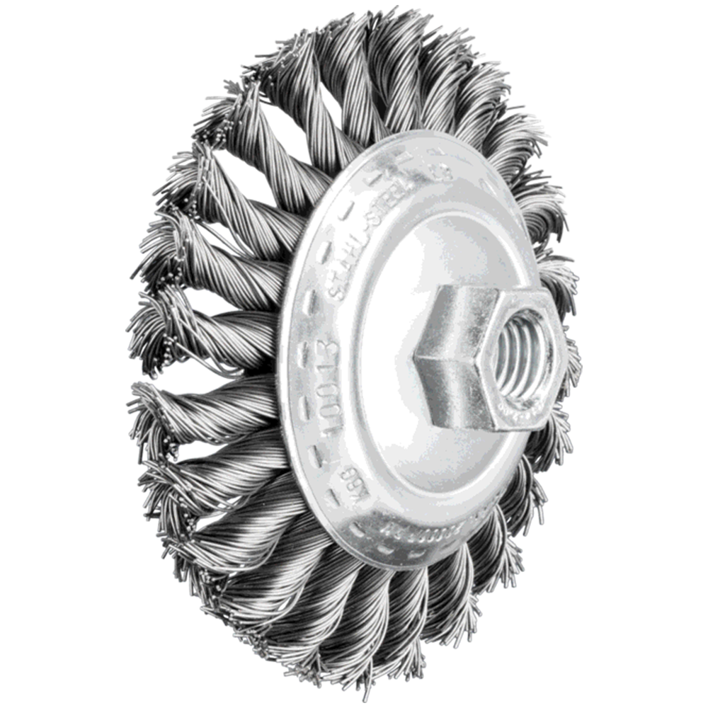 Keiluvírskífa 100mm M14 sn. ryðfrí