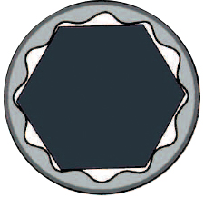 Fastur lykill  1/4  L 126mm